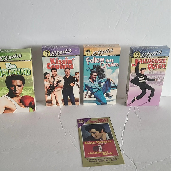 Elvis Presley commemorative Collection VHS set of 4 - Picture 4 of 9